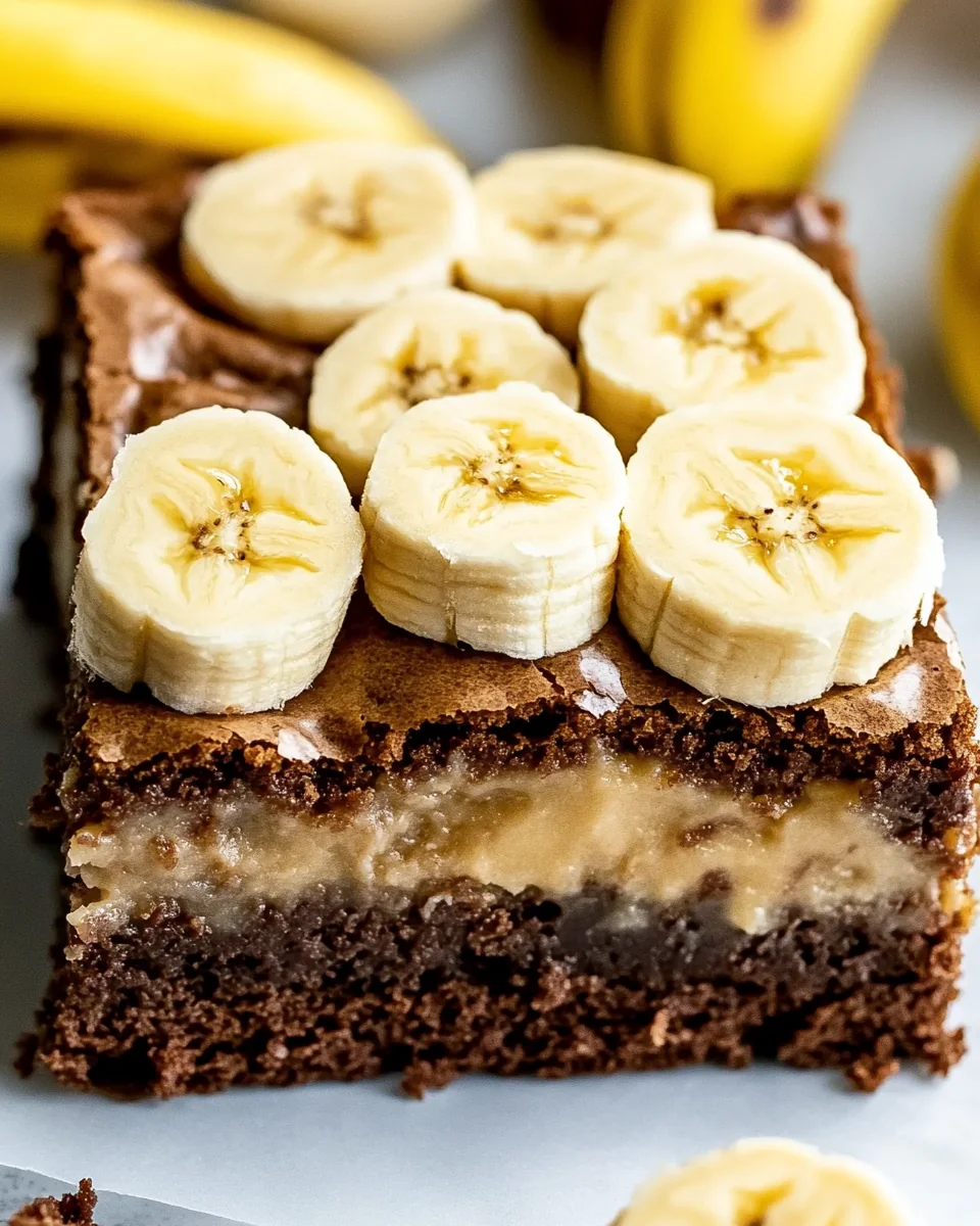 Delicious Homemade Banana Brownies