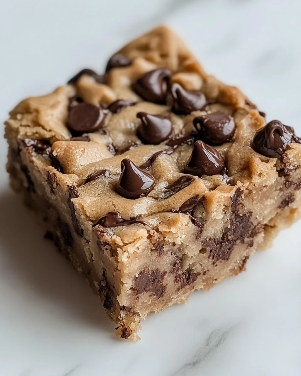 Homemade Banana Chocolate Chip Cookie Bars - additional image