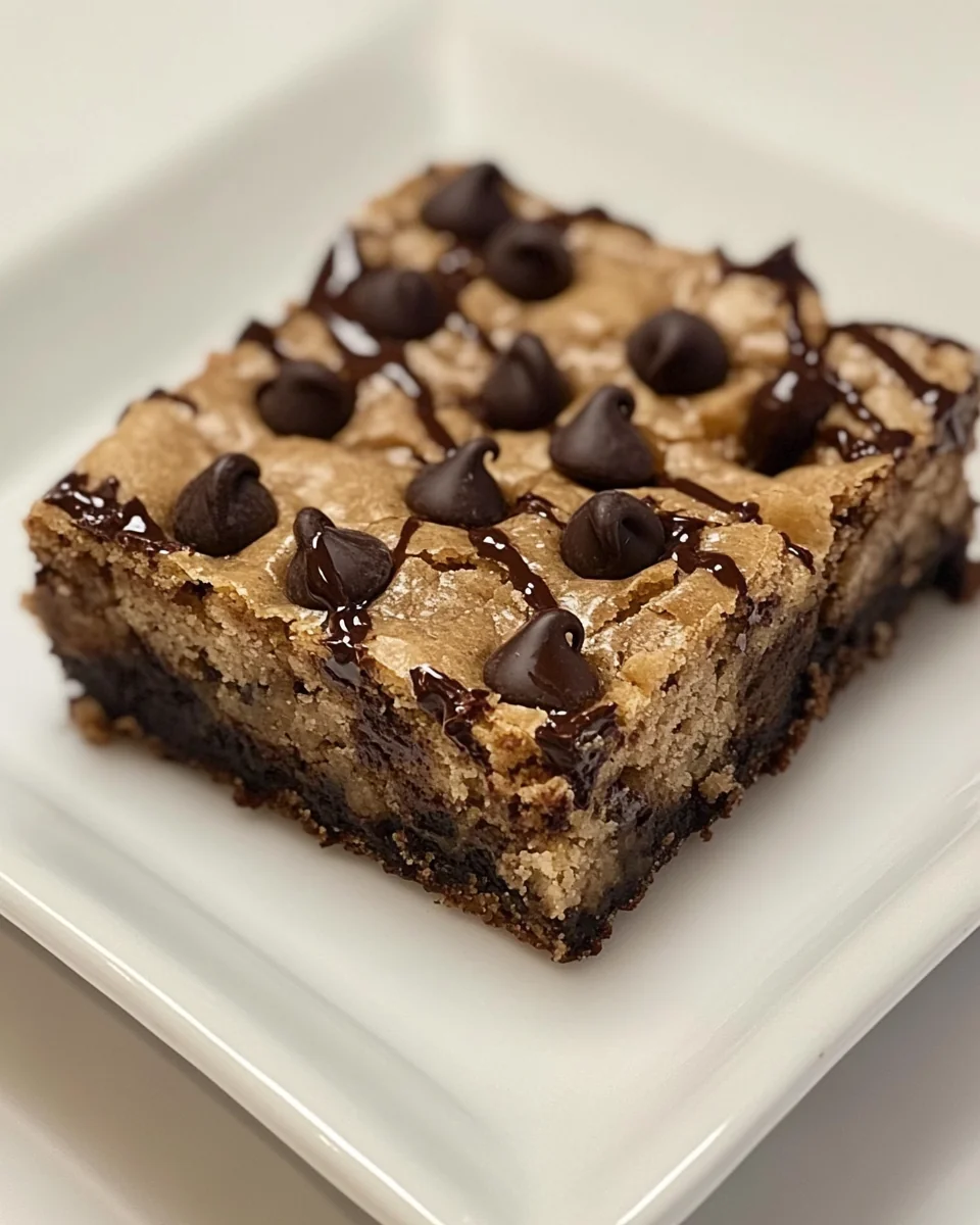 Homemade Banana Chocolate Chip Cookie Bars - additional image