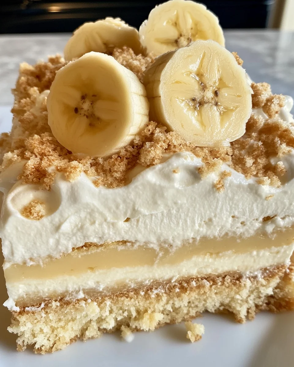 Delicious Banana Pudding Tres Leches Cake