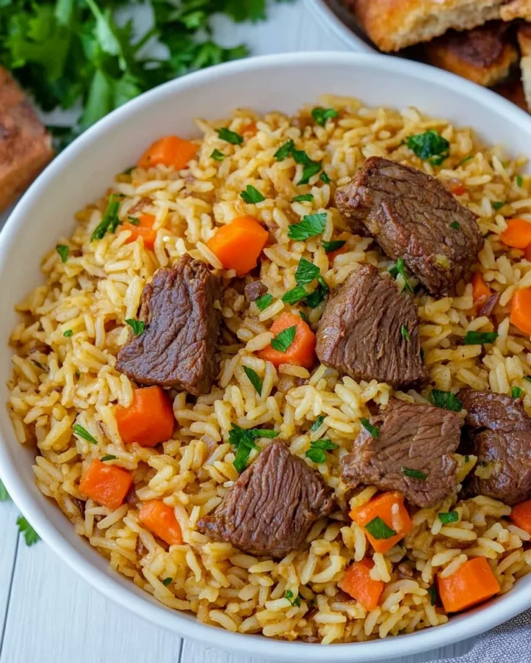 Homemade Beef Rice Plov: A Hearty Comfort Food Classic