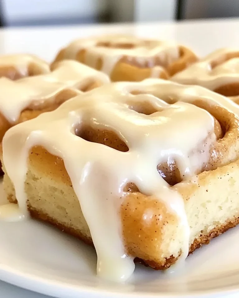 Homemade Biscoff Cinnamon Rolls With Creamy Frosting