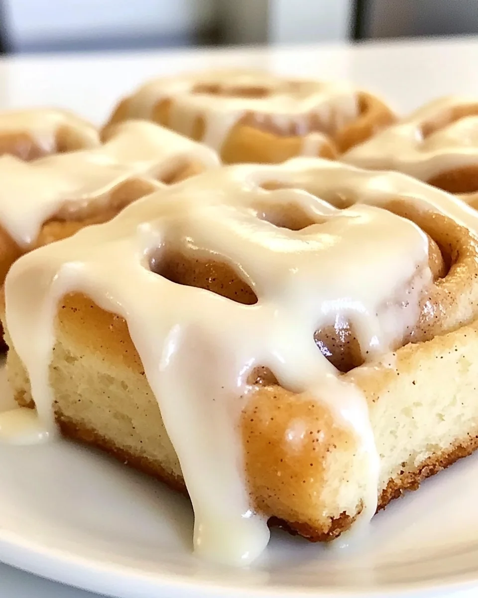 Homemade Biscoff Cinnamon Rolls With Creamy Frosting
