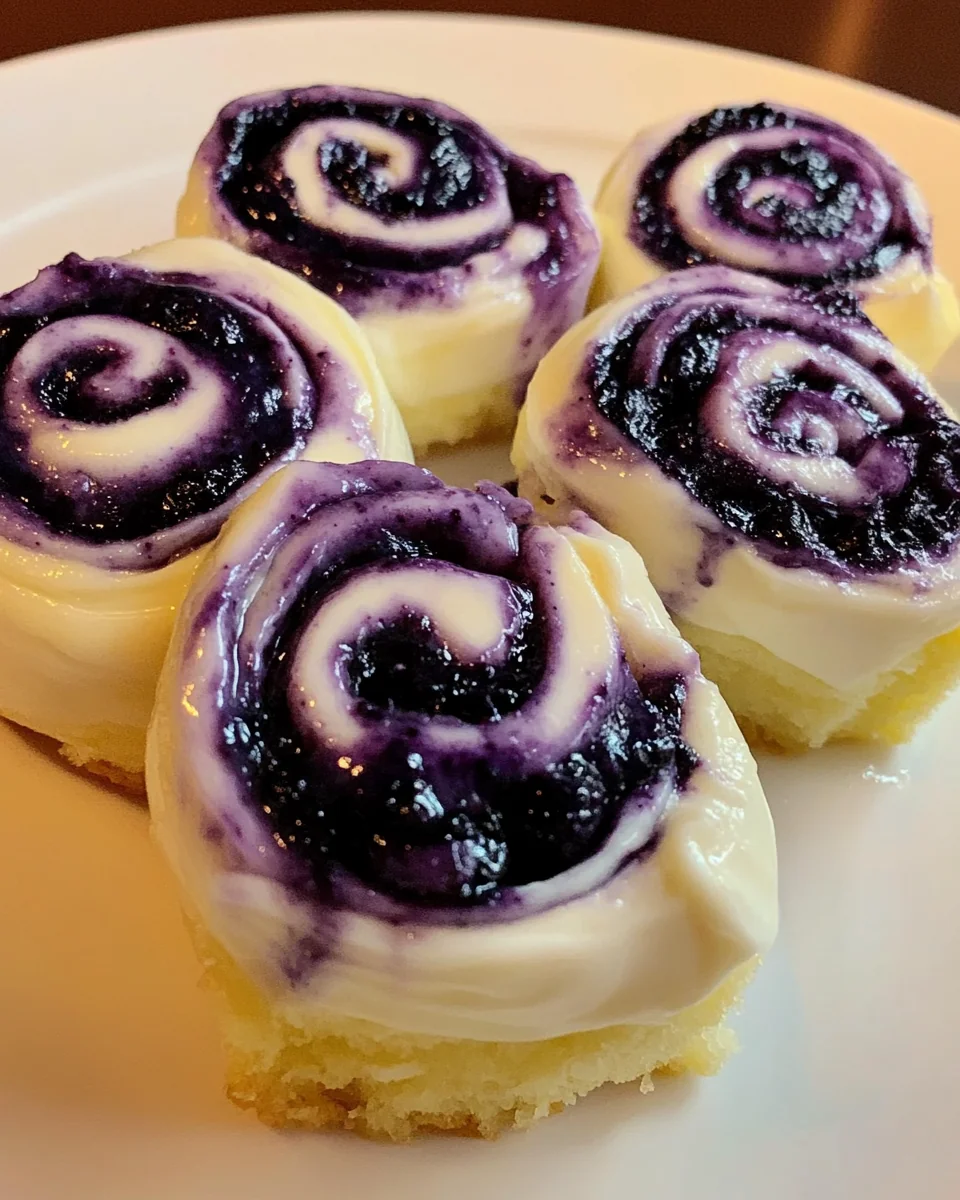 Delicious Homemade Blueberry Cheesecake Rolls - additional image