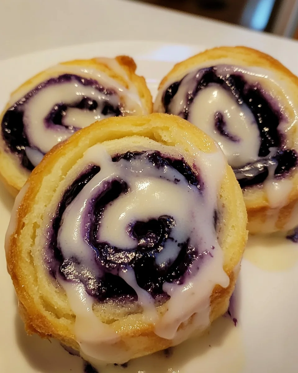 Delicious Homemade Blueberry Cheesecake Rolls - additional image