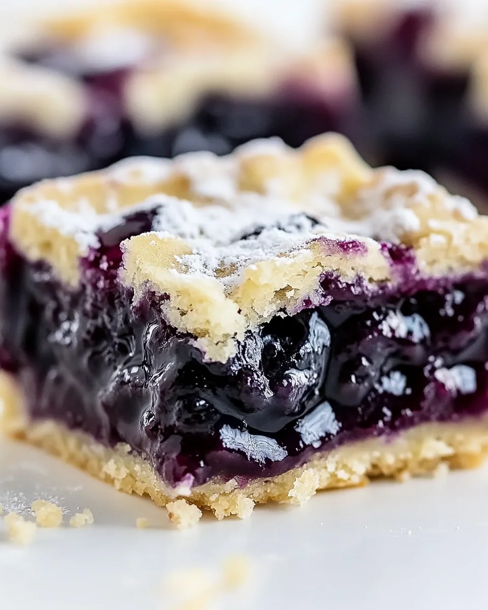 Delicious Blueberry Pie Cookie Bars - additional image