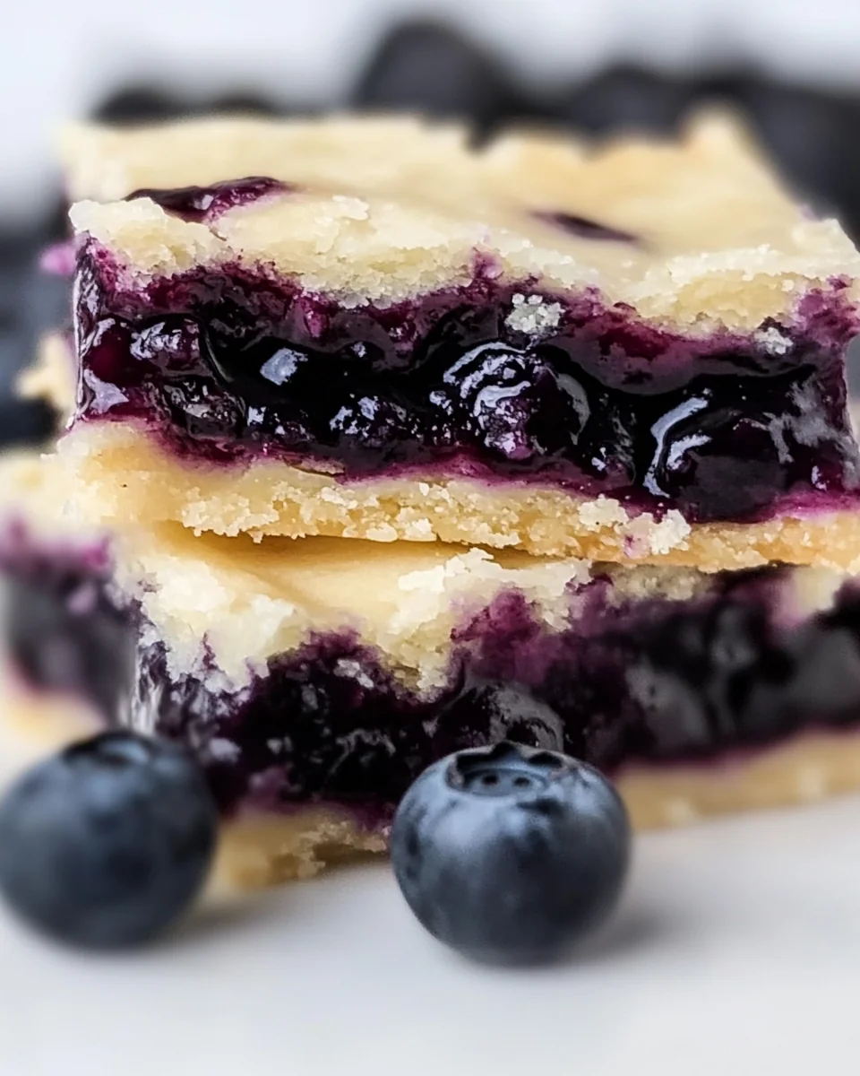 Delicious Blueberry Pie Cookie Bars - additional image