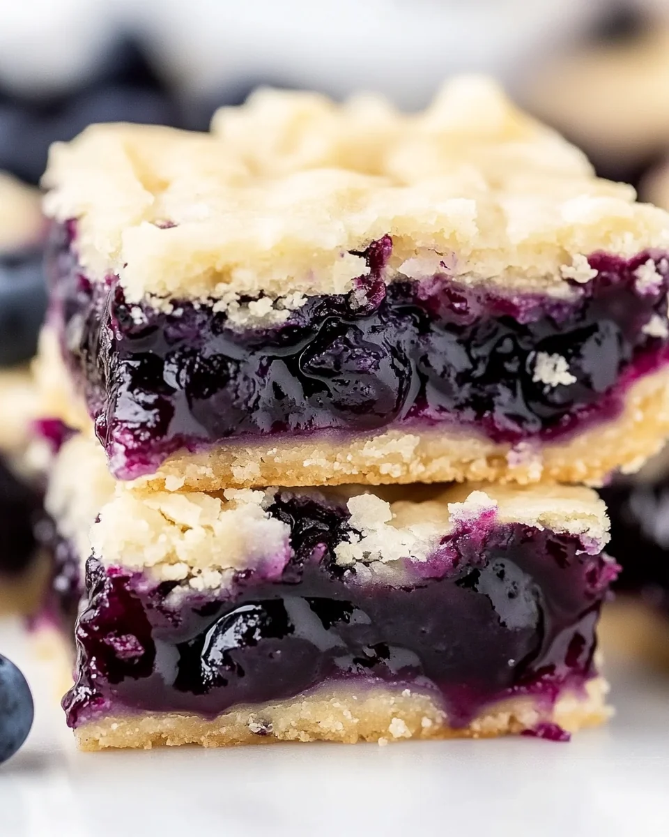 Delicious Blueberry Pie Cookie Bars - additional image