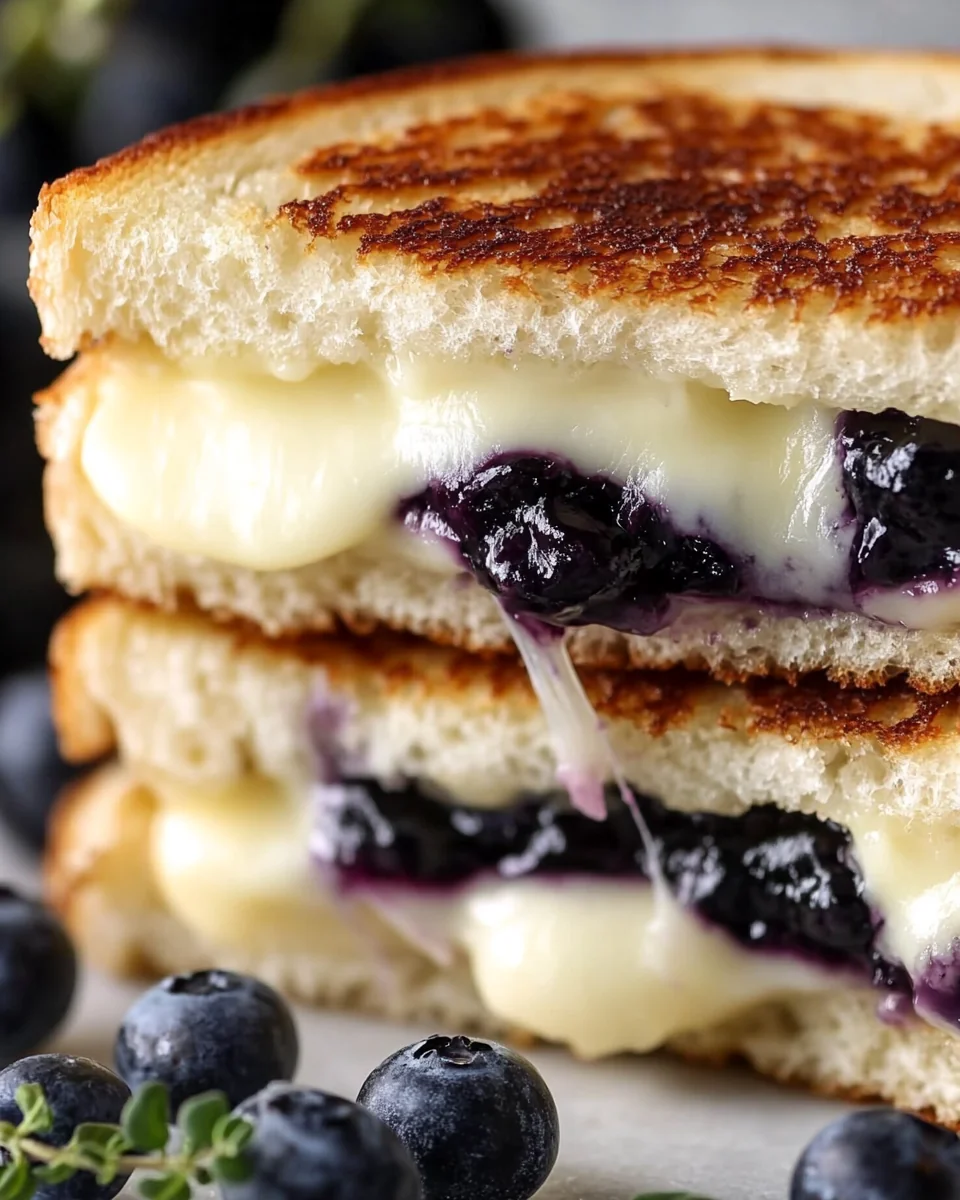Fresh Blueberry White Cheddar Grilled Cheese - additional image