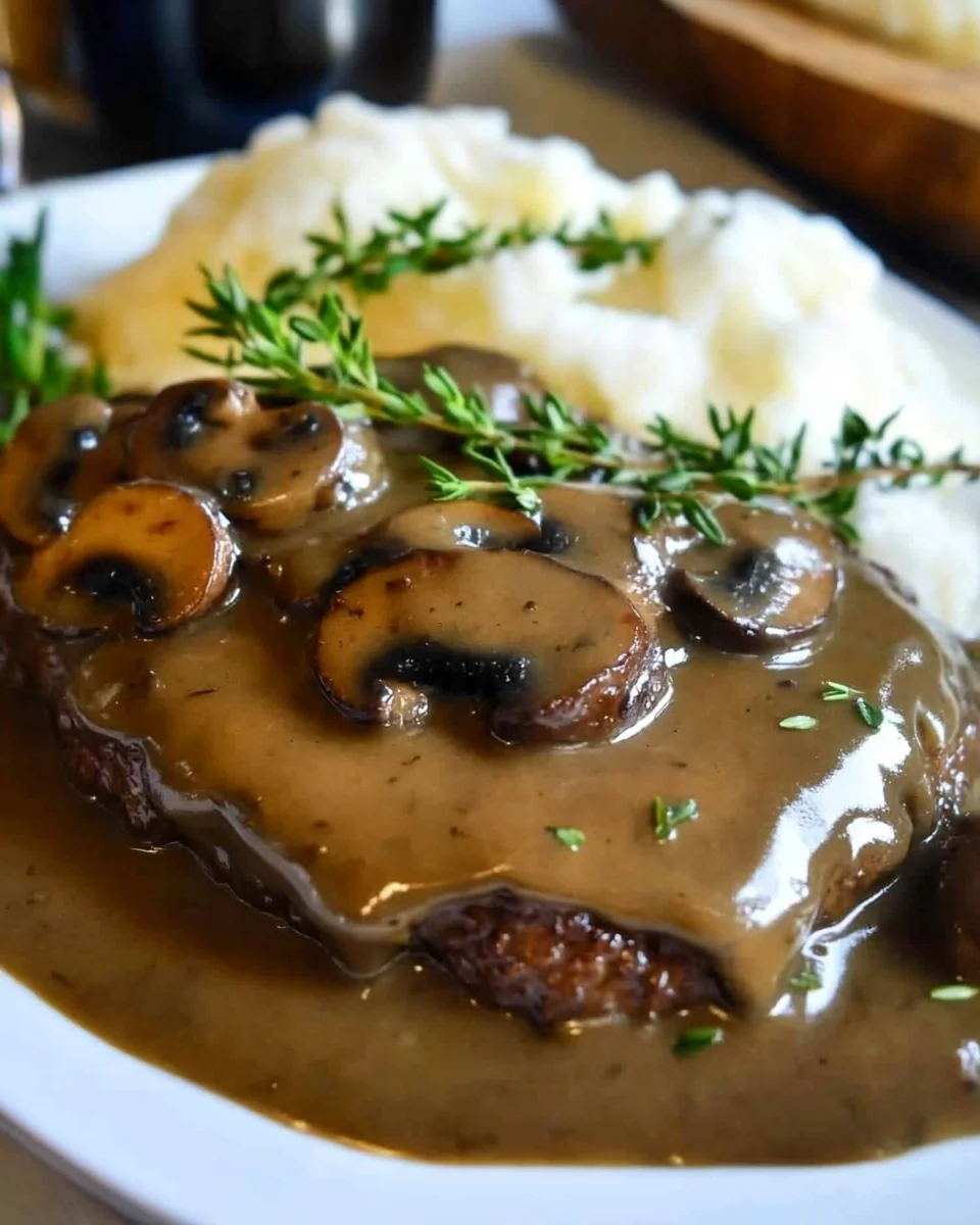 Bobby Flay's Homemade Salisbury Steak With Mushroom Gravy - additional image