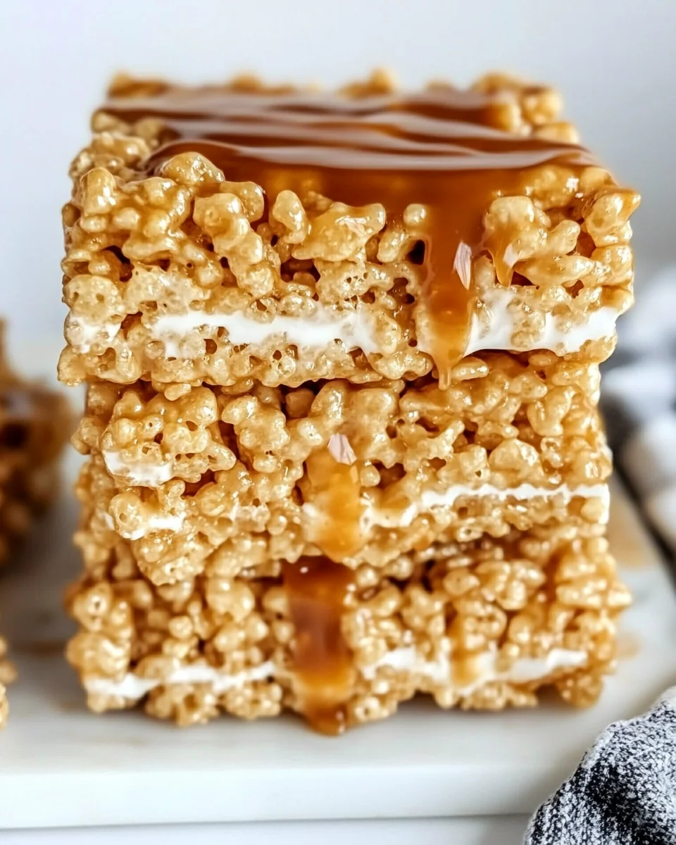 Brown Butter Homemade Dulce de Leche Rice Krispie Treats - additional image