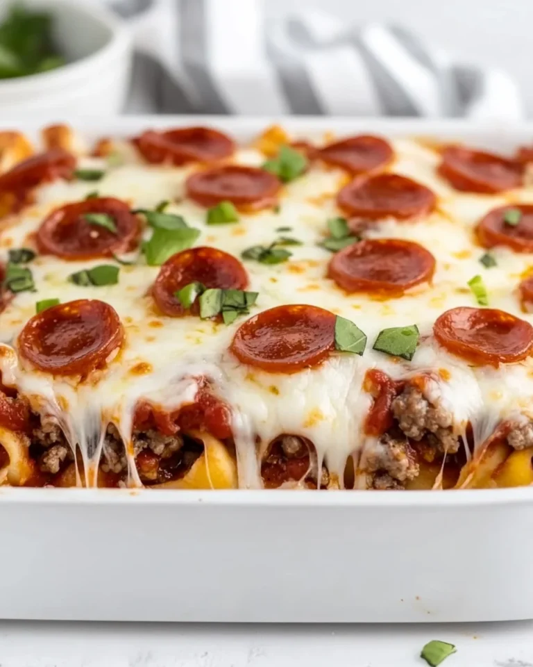 Simple Bubble Up Pizza Casserole