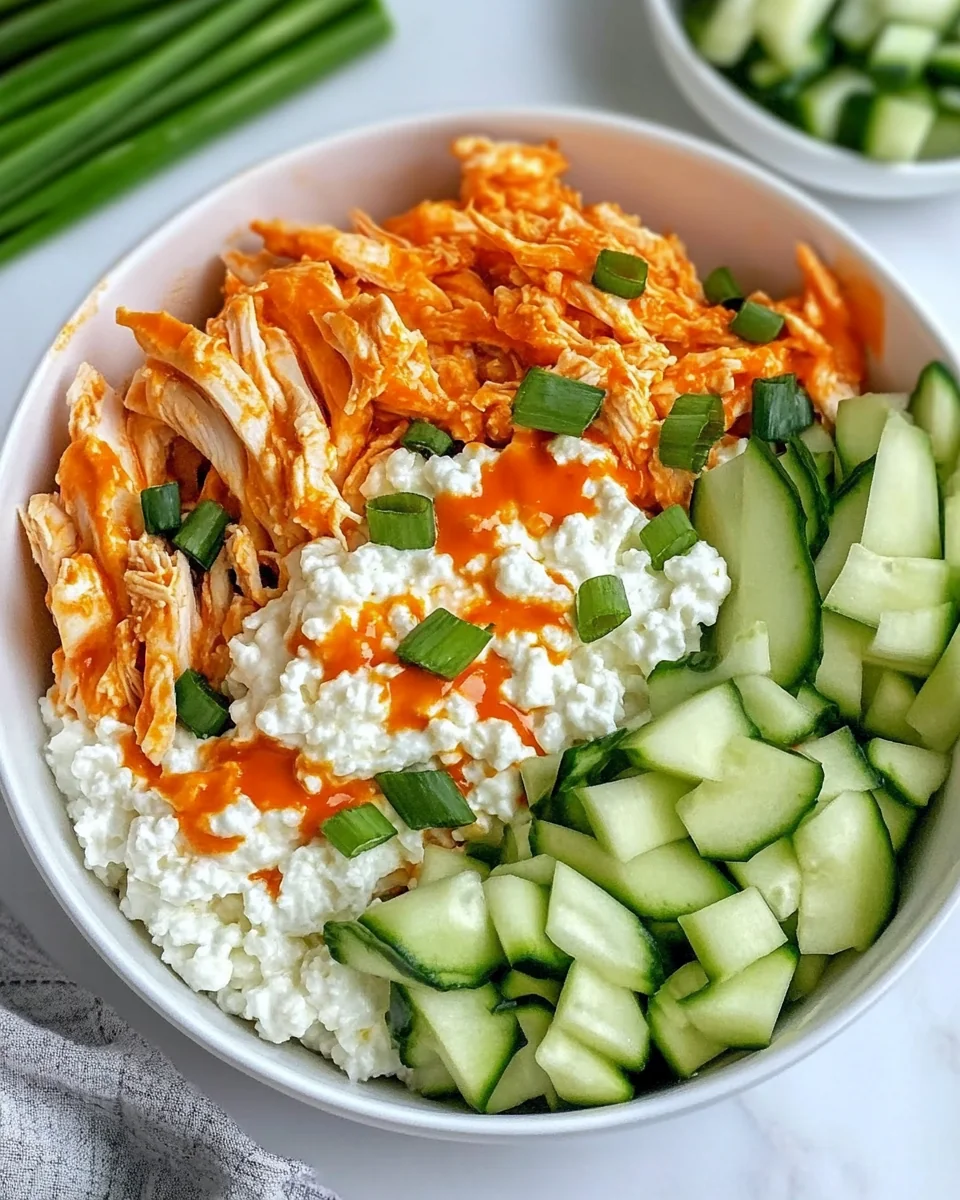 Savory Buffalo Chicken Cottage Cheese Bowl - additional image