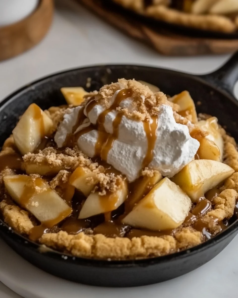 Caramel Apple Skillet Cookie Delight - additional image