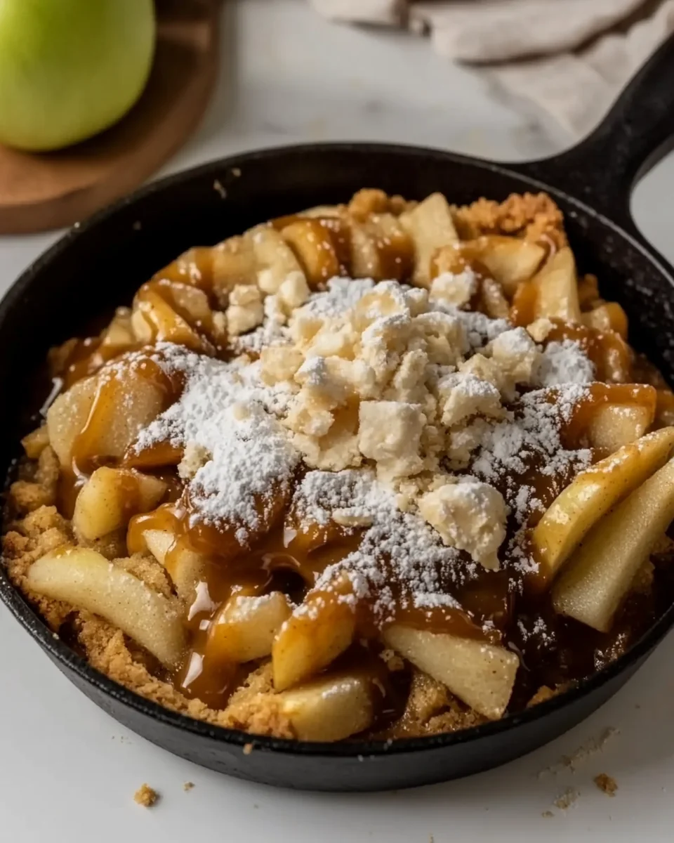 Caramel Apple Skillet Cookie Delight - additional image