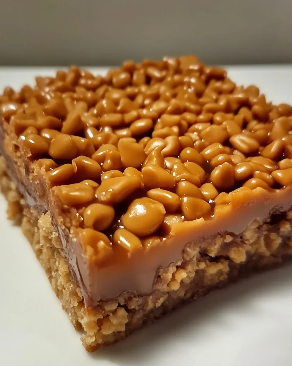 Delicious Caramel Fudge Crunch Bars Made From Scratch