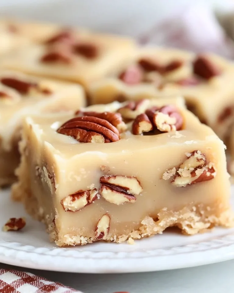 Classic Homemade Carolina Pecan Bars