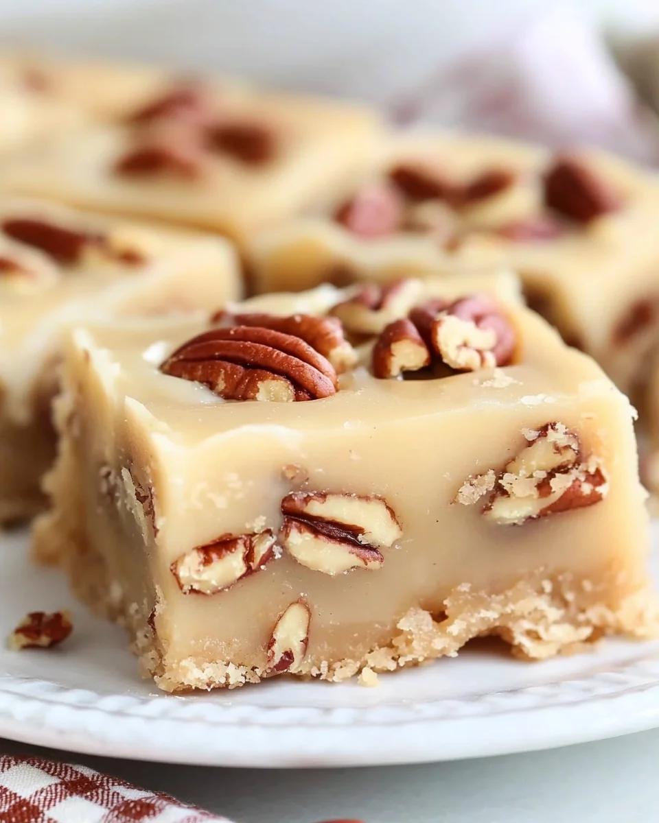 Classic Homemade Carolina Pecan Bars