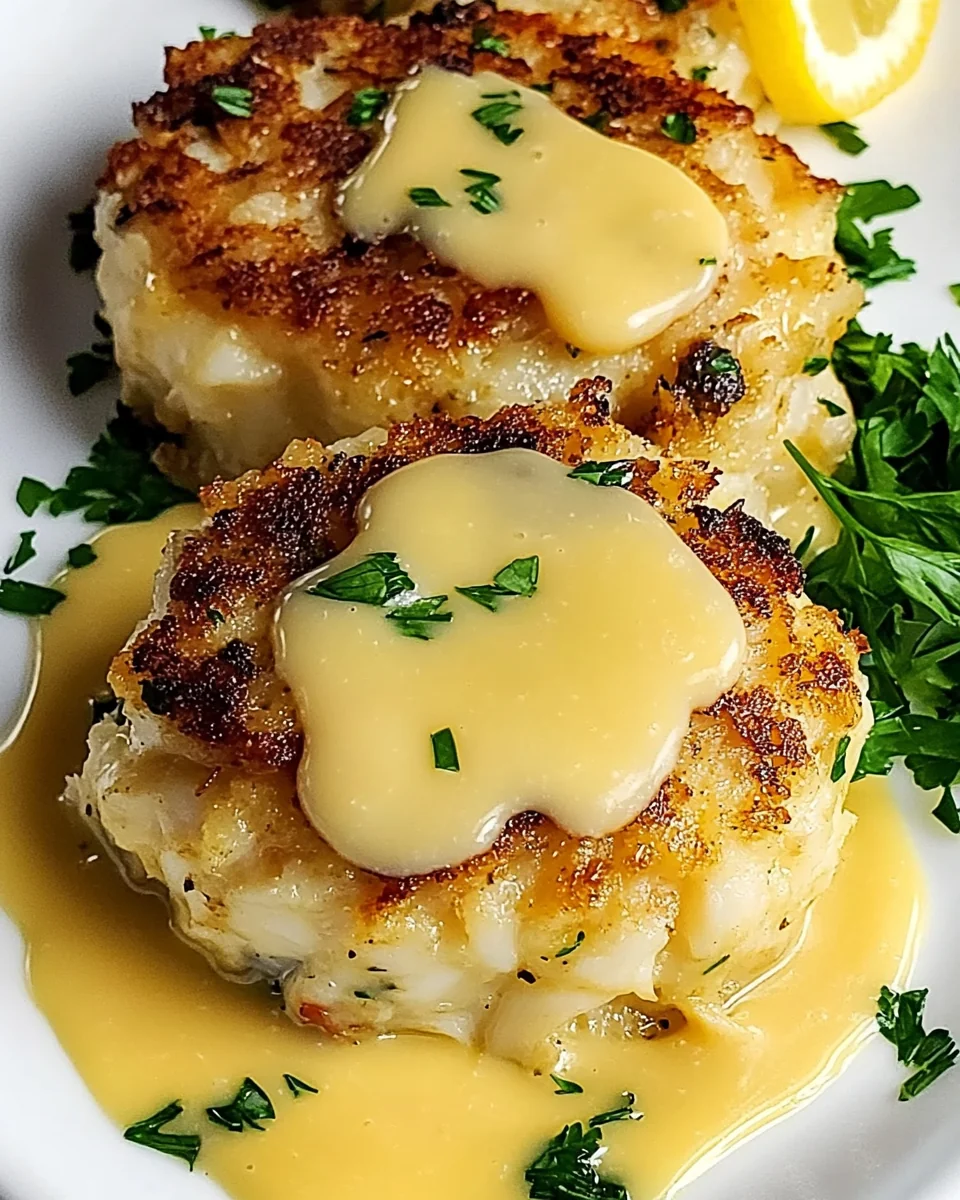 Savory Cheddar Bay Crab Cakes with Fresh Lemon Butter - additional image