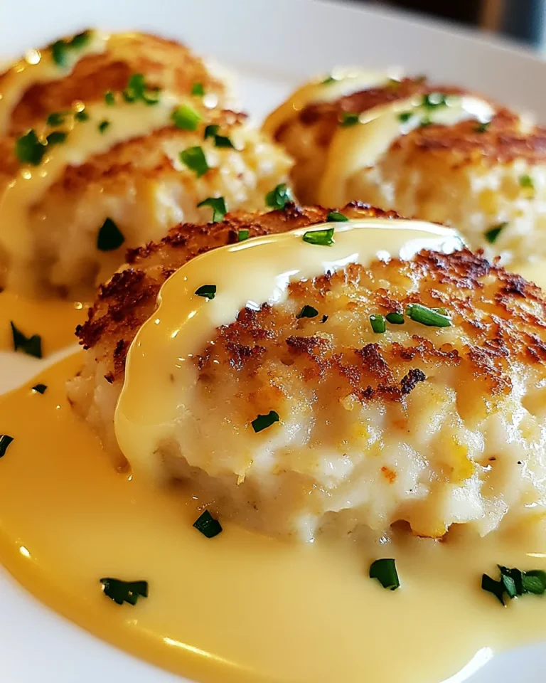 Savory Cheddar Bay Crab Cakes with Fresh Lemon Butter