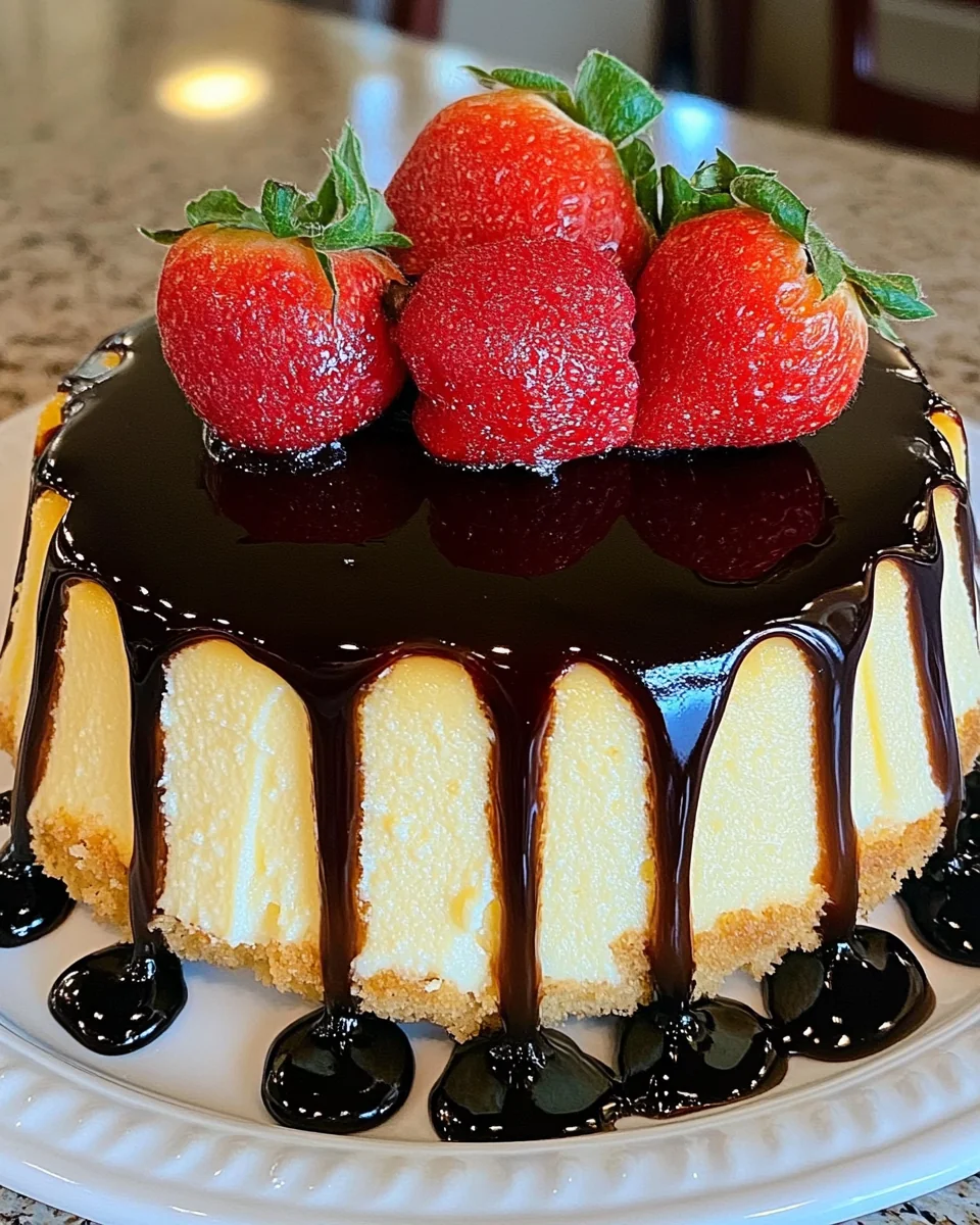 Delicious Cheesecake with a Sweet Pound Cake Center - additional image