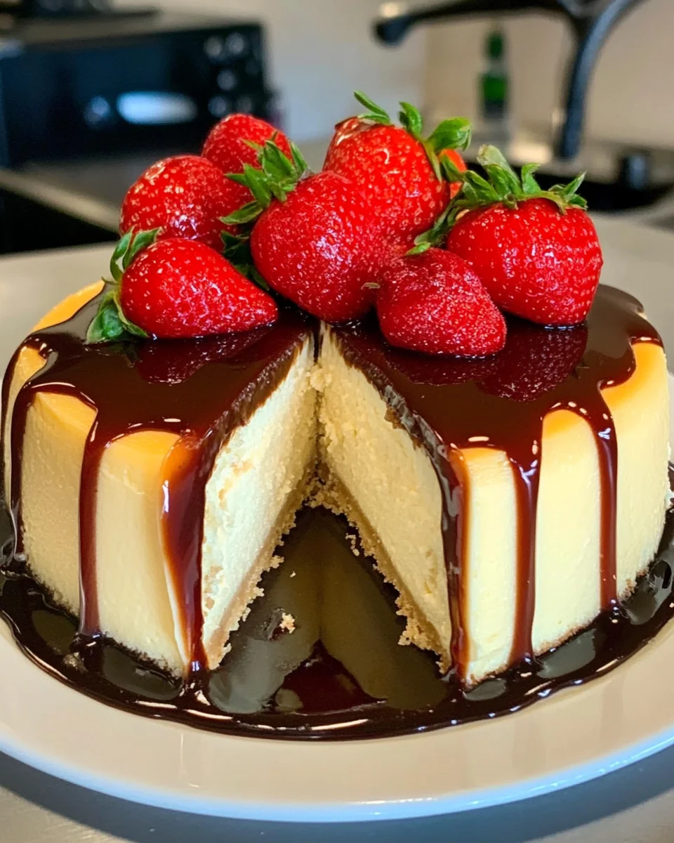 Delicious Cheesecake with a Sweet Pound Cake Center - additional image