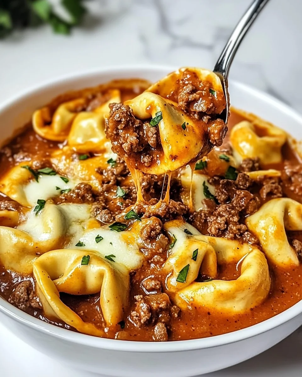 Cheesy Beef Enchilada Tortellini Bake - additional image