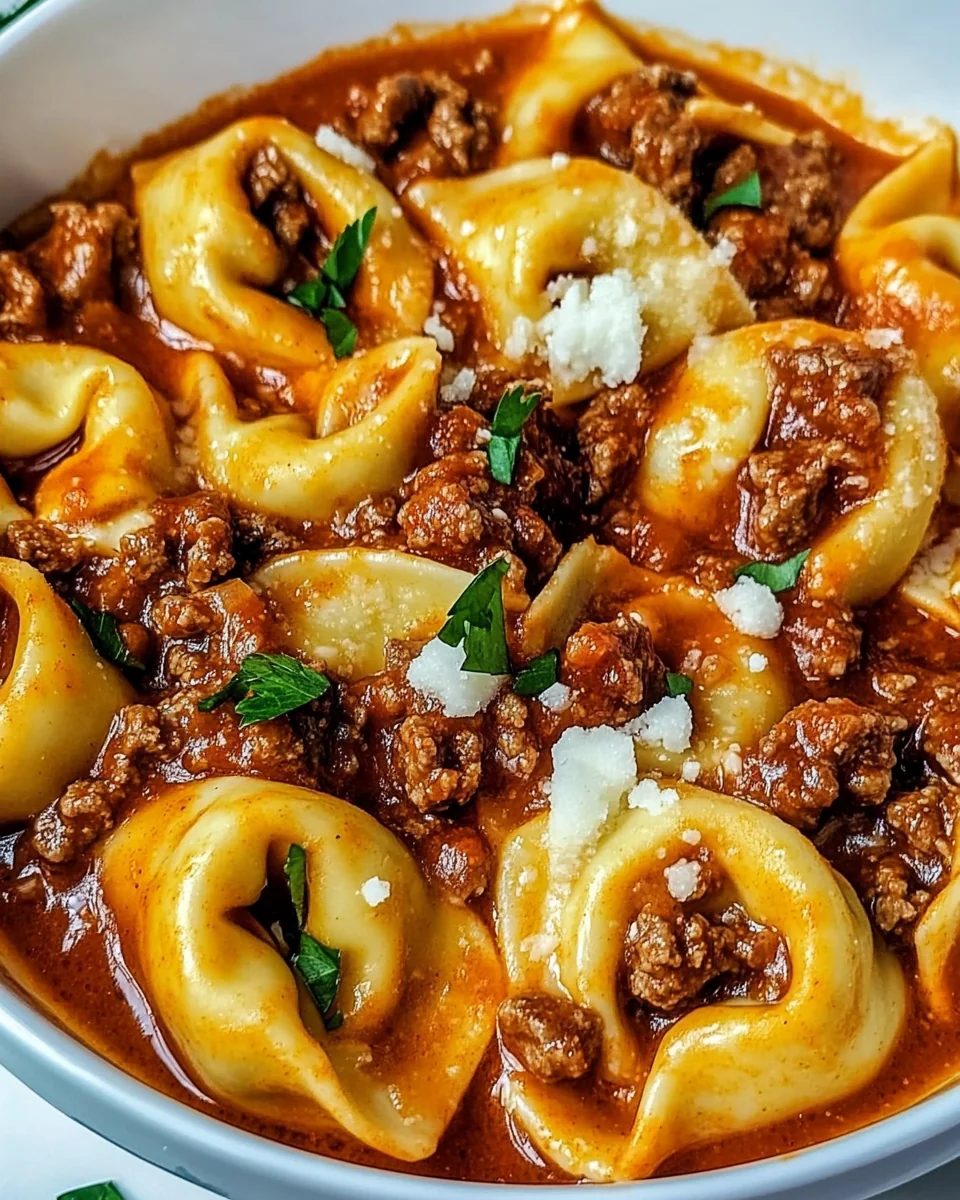 Cheesy Beef Enchilada Tortellini Bake - additional image