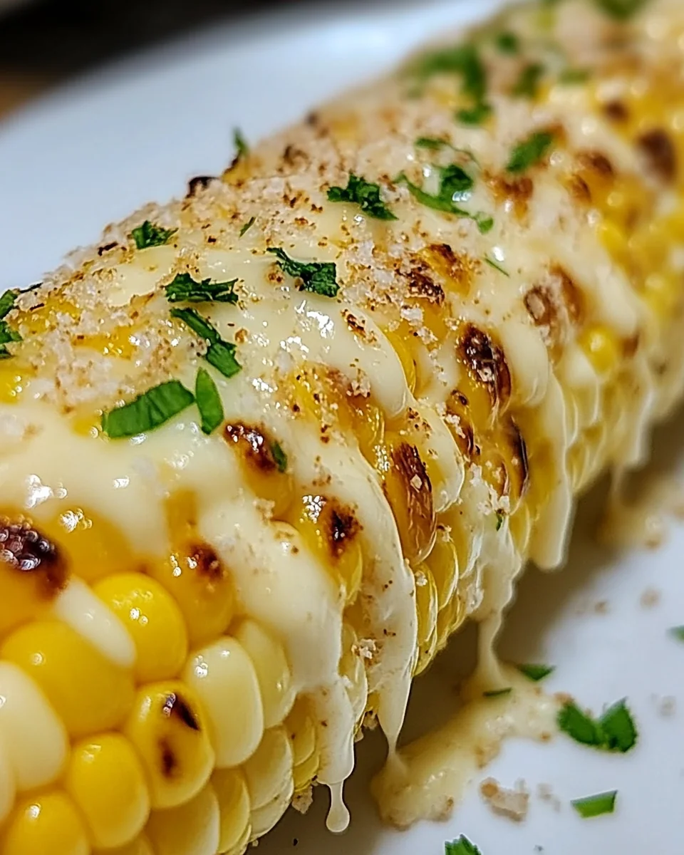 Cheesy Garlic Butter Corn on the Cob Recipe