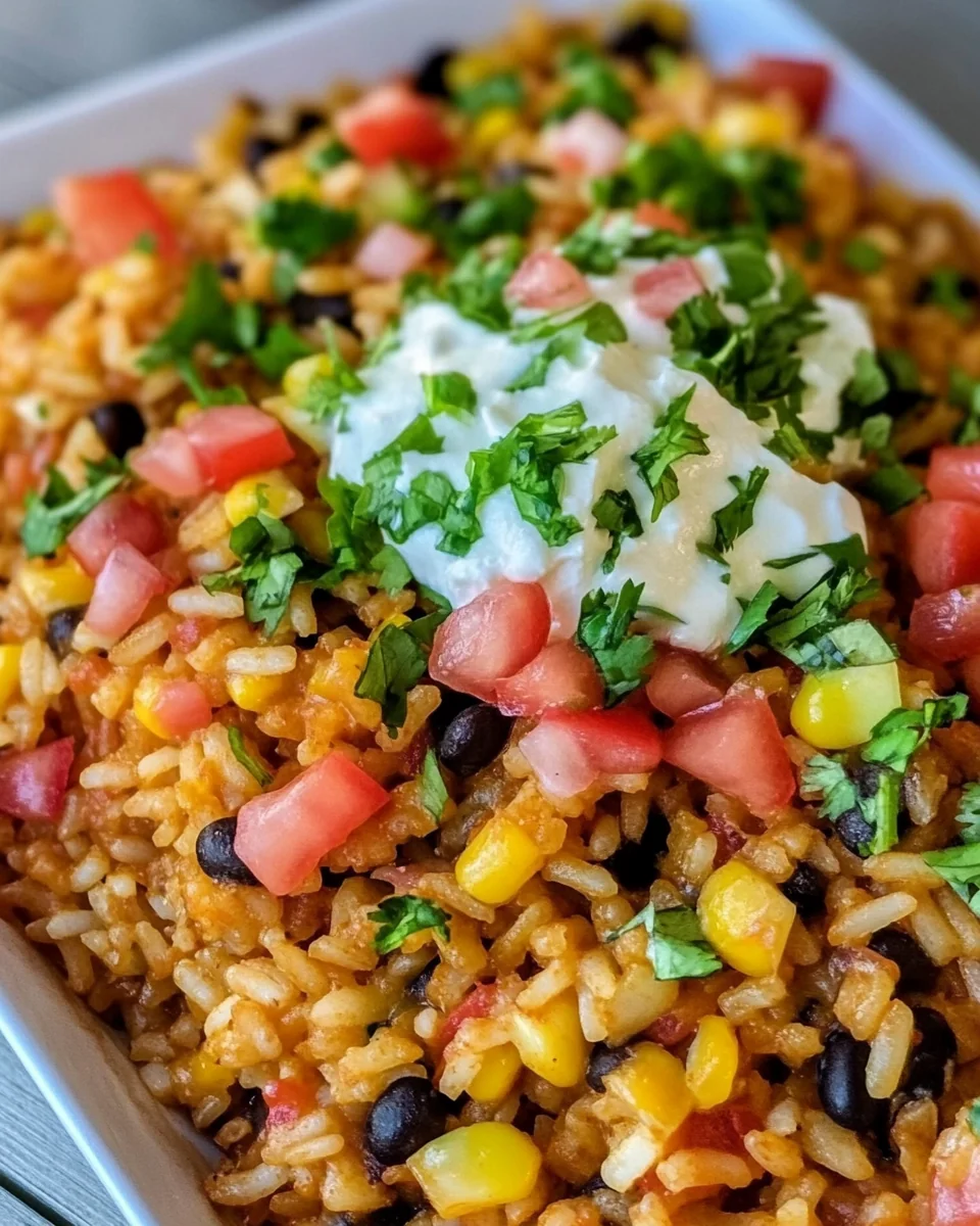 Cheesy Taco Rice Skillet Recipe - additional image