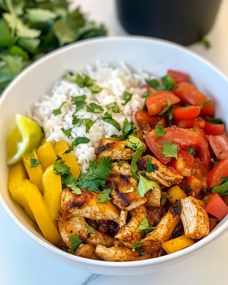 Simple Chicken Fajita Bowl for a Fresh Weeknight Meal - additional image