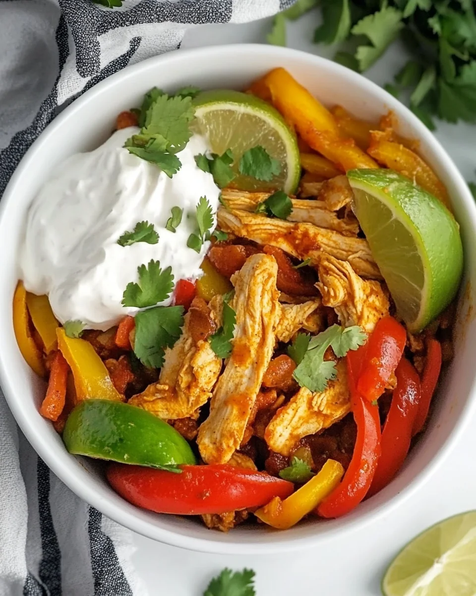 Simple Chicken Fajita Bowl for a Fresh Weeknight Meal - additional image