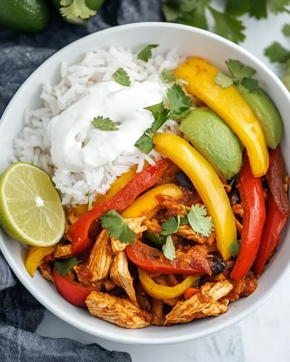 Simple Chicken Fajita Bowl for a Fresh Weeknight Meal