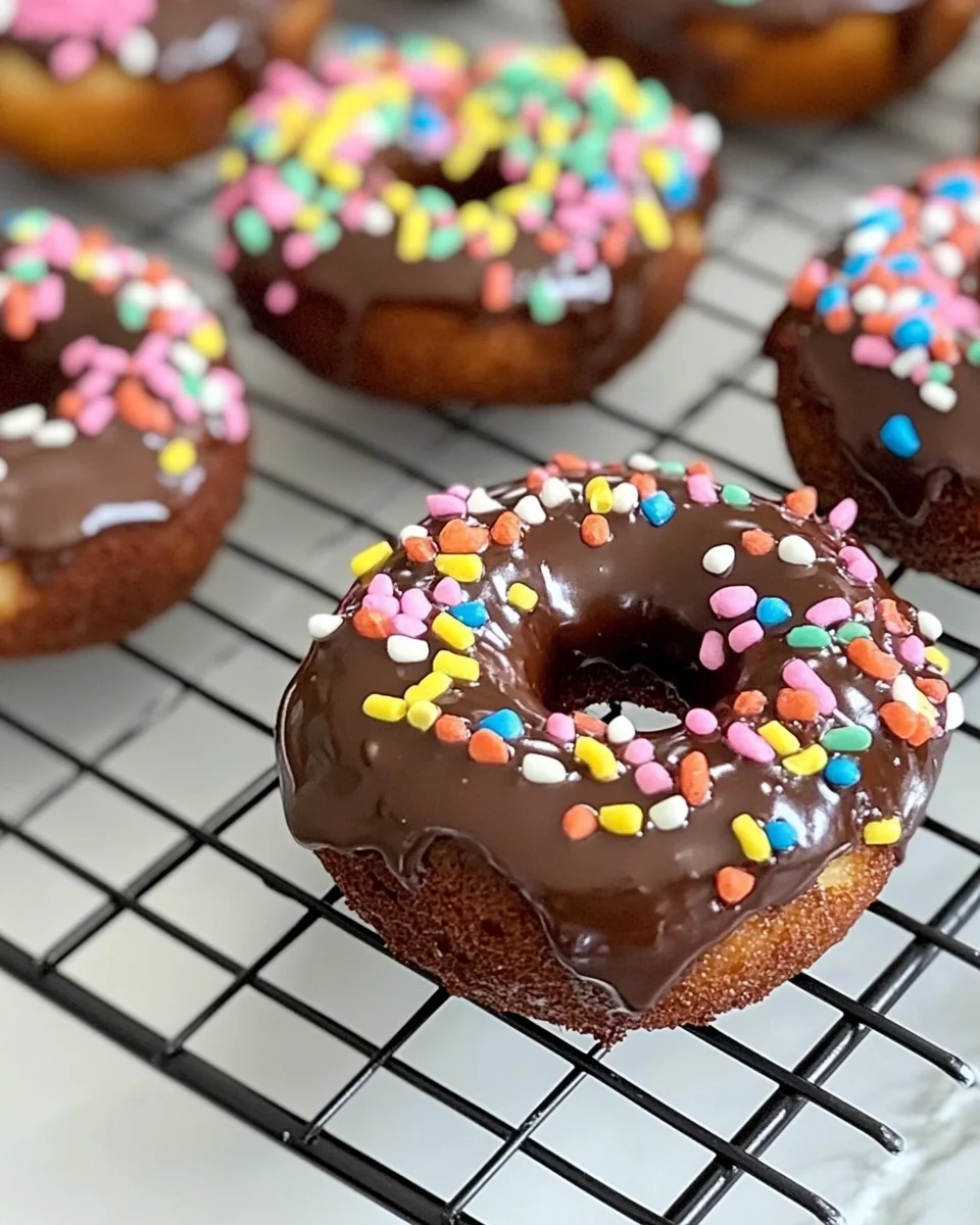Delicious Homemade Chocolate Baked Donuts - additional image