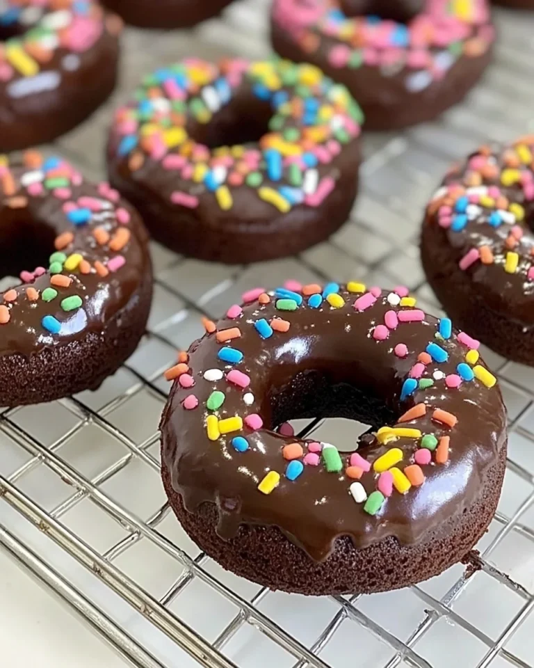 Delicious Homemade Chocolate Baked Donuts