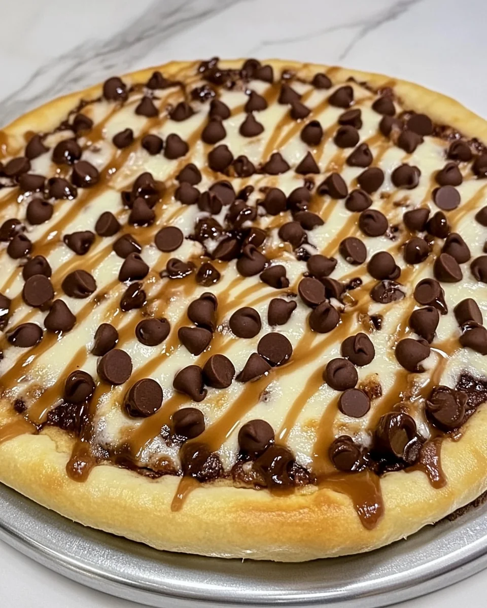 Delicious Chocolate Chip Dessert Pizza Recipe - additional image