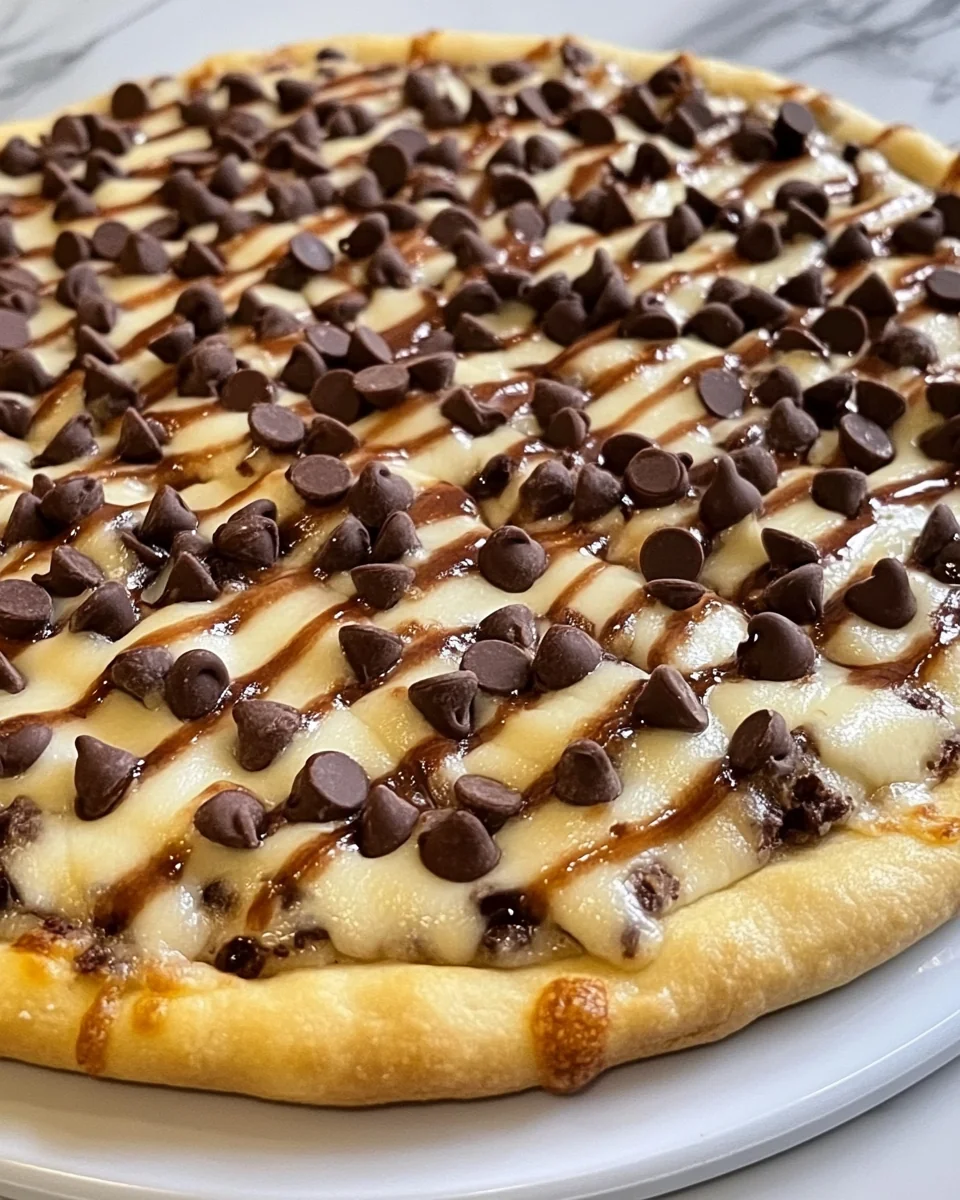 Delicious Chocolate Chip Dessert Pizza Recipe - additional image