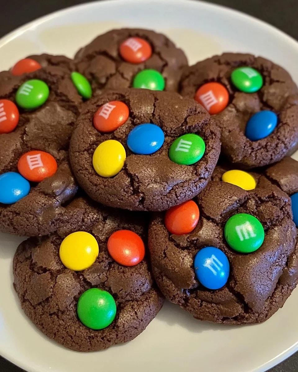 Delicious Homemade Chocolate MM Cookies - additional image