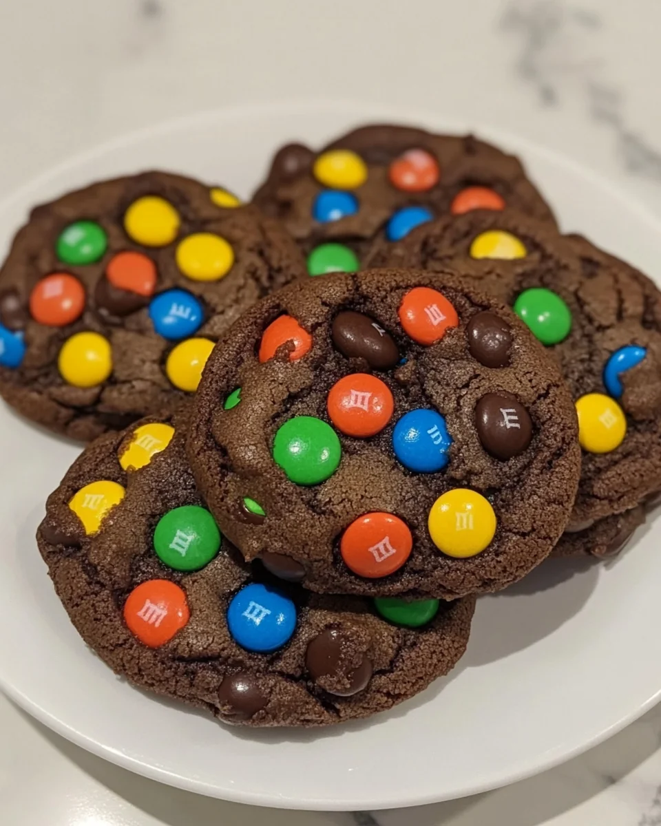 Delicious Homemade Chocolate MM Cookies - additional image