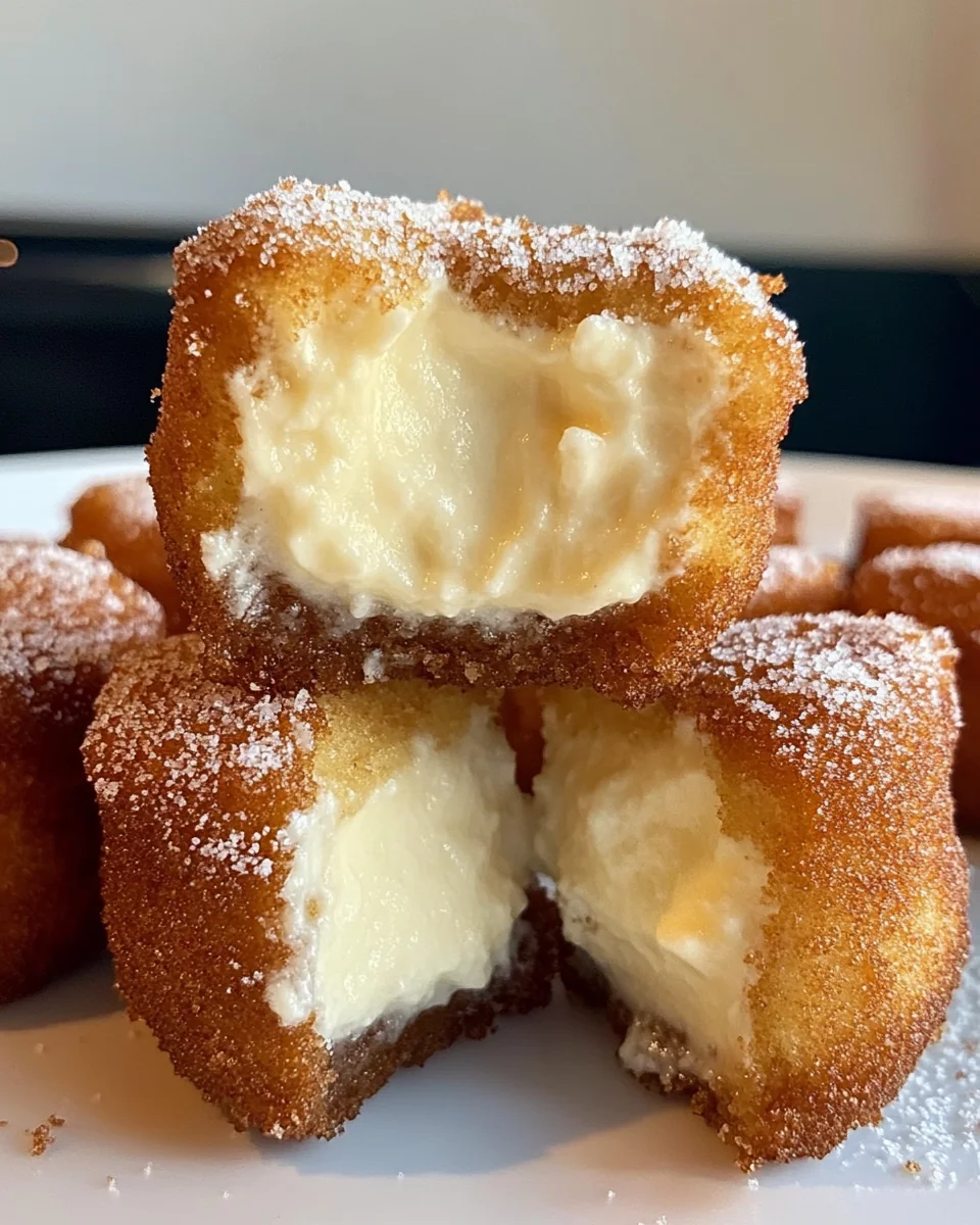 Delicious Churro Cheesecake Bites For A Sweet Treat