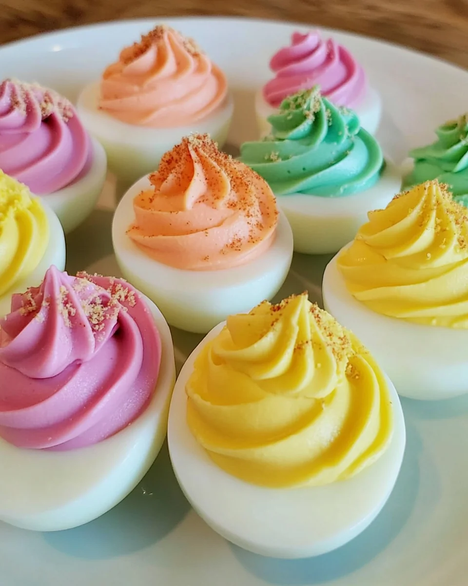 Colorful Homemade Deviled Eggs - additional image