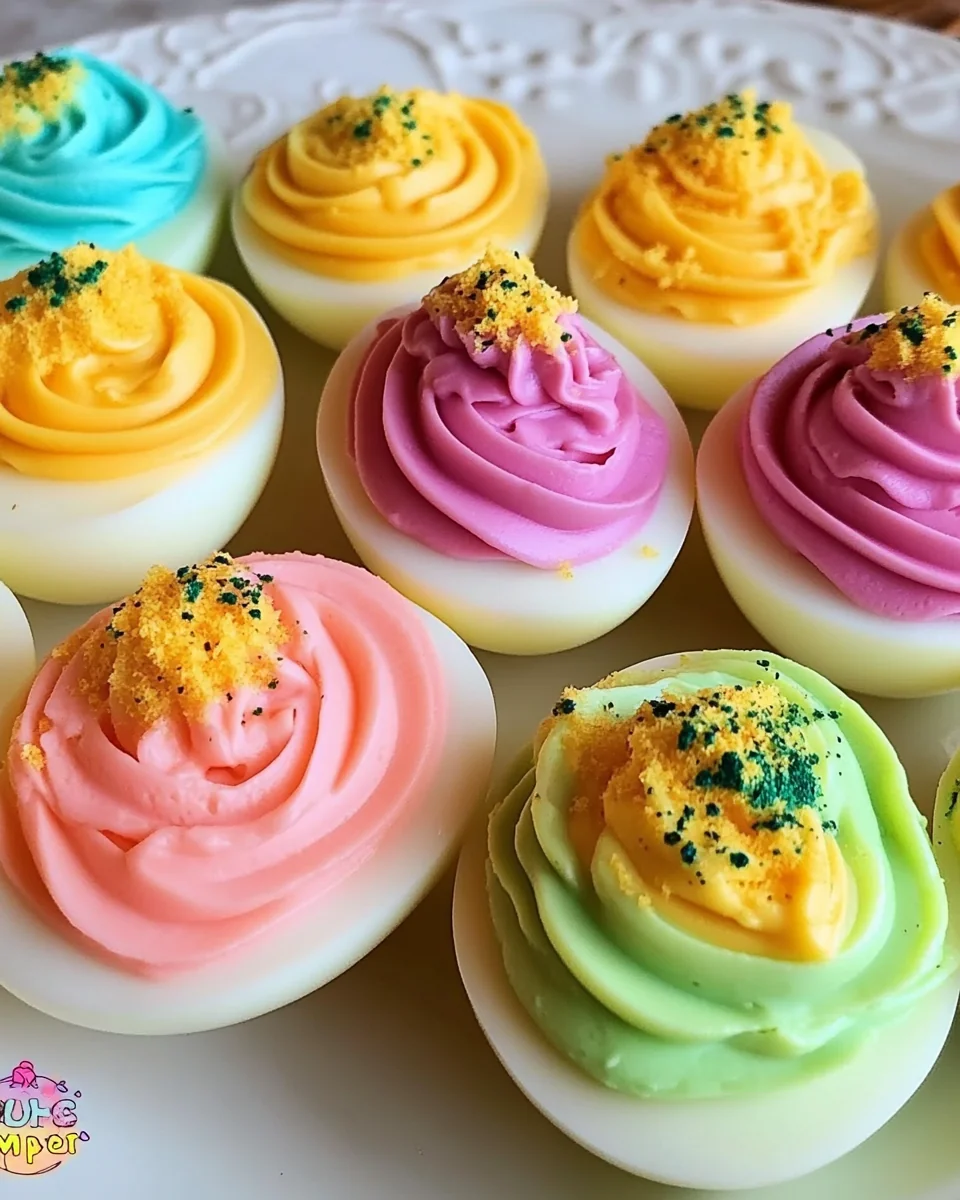 Colorful Homemade Deviled Eggs - additional image