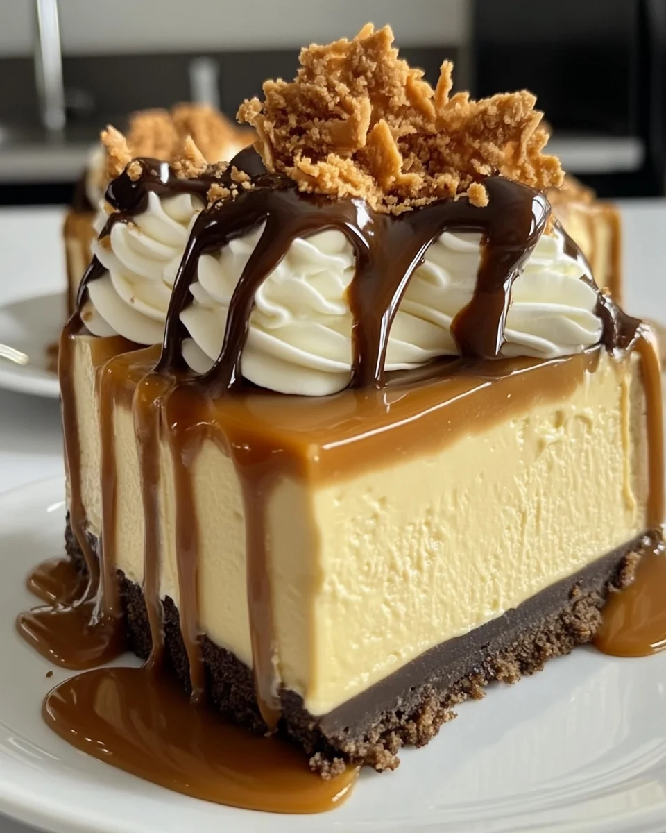 Cookie Butter Caramel Cheesecake Delight