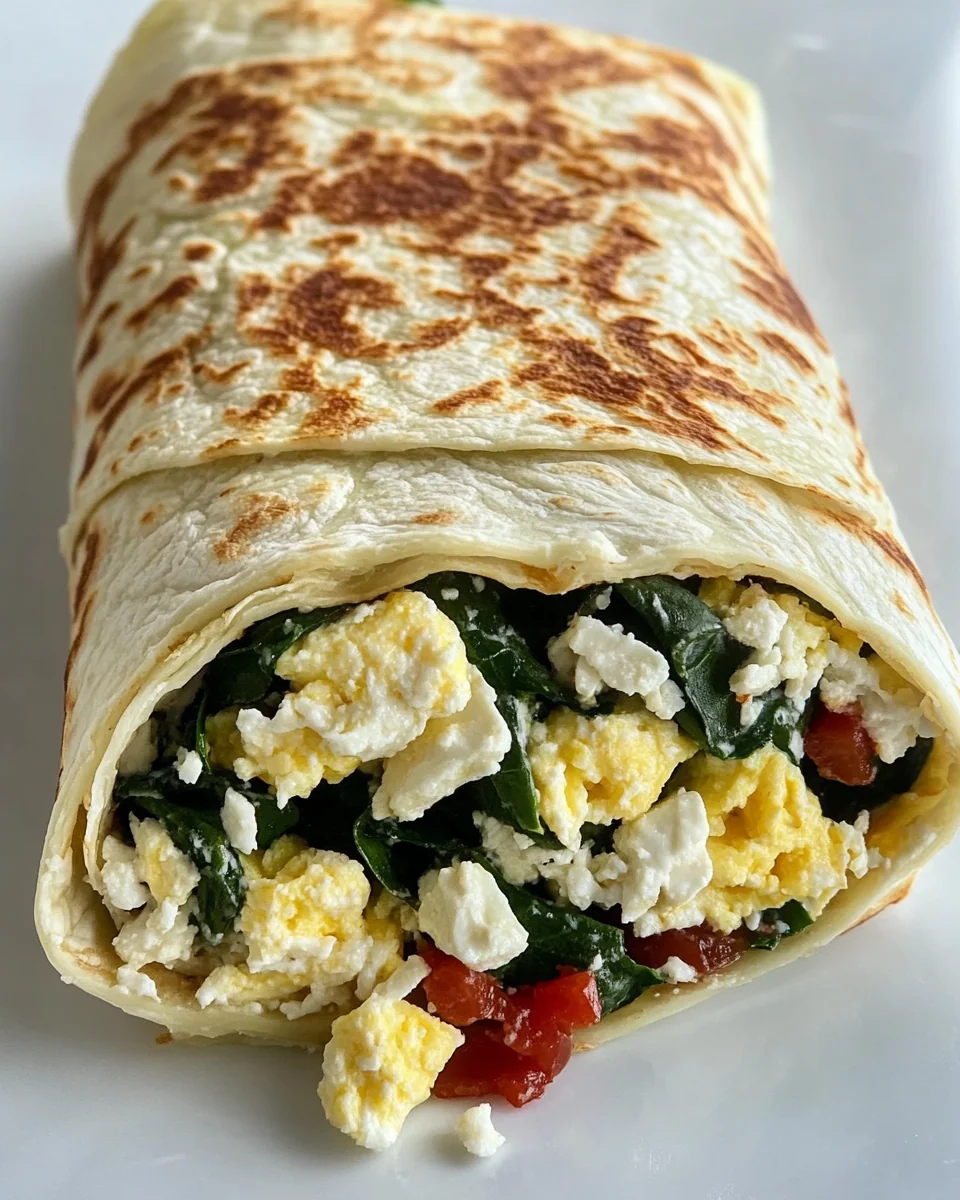Homemade Spinach Feta Wrap That’s Fresh and Delicious - additional image