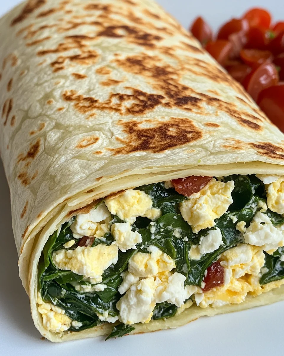 Homemade Spinach Feta Wrap That’s Fresh and Delicious - additional image