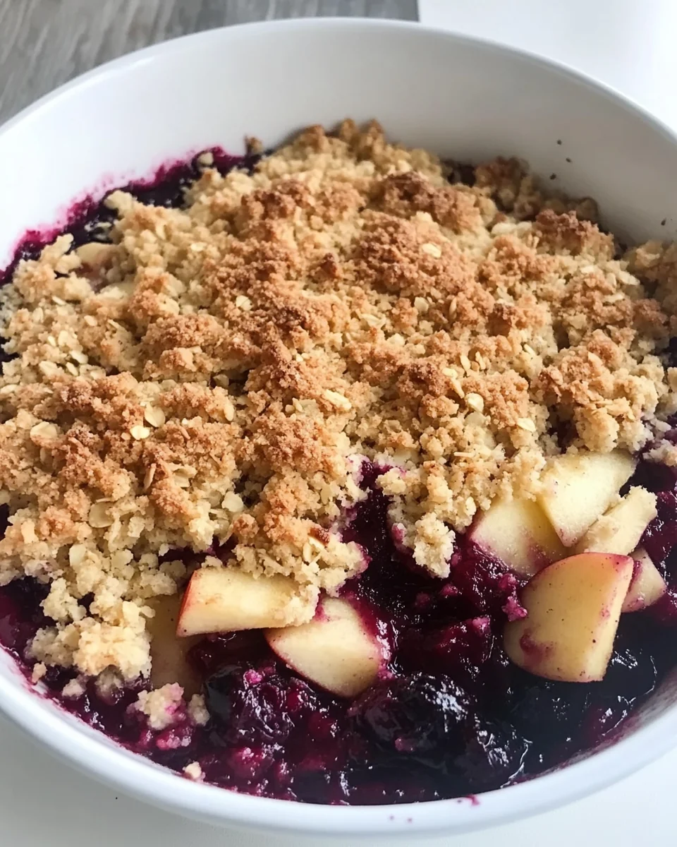 Homemade Cranberry Apple Crumble Delight - additional image