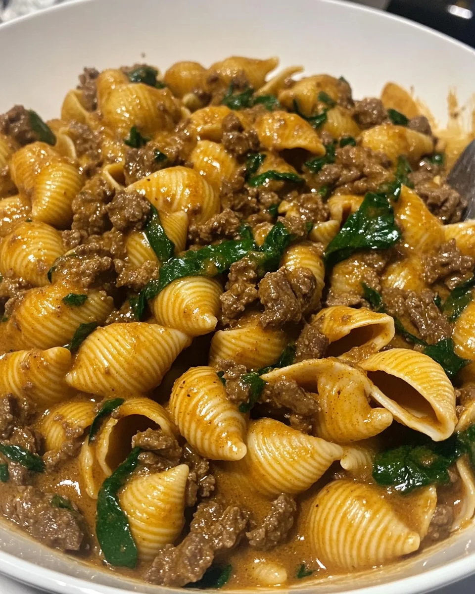 Creamy Beef and Shells: A Hearty One-Pot Comfort Dish - additional image