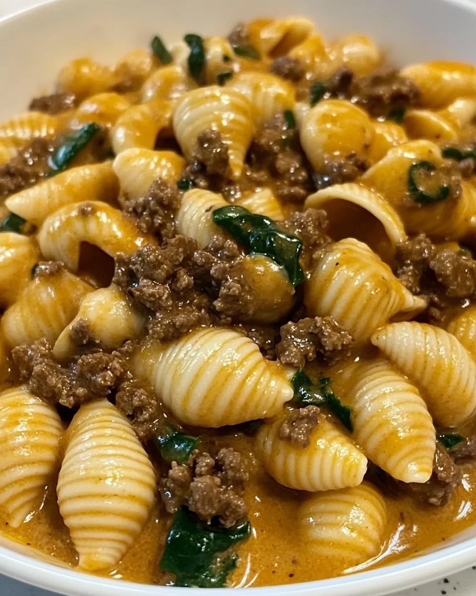 Creamy Beef and Shells: A Hearty One-Pot Comfort Dish - additional image