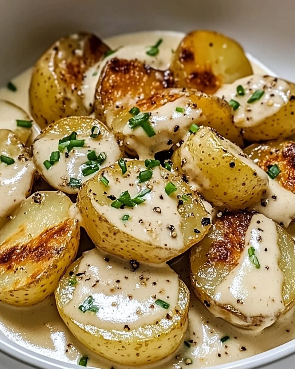 Creamy Garlic Sauce Potatoes Recipe - additional image