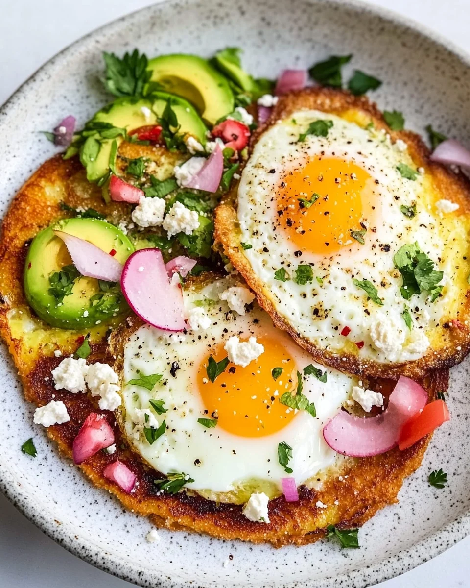 Crispy Feta Fried Eggs for a Delicious Breakfast Treat - additional image